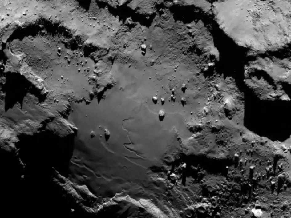 comet closeup image