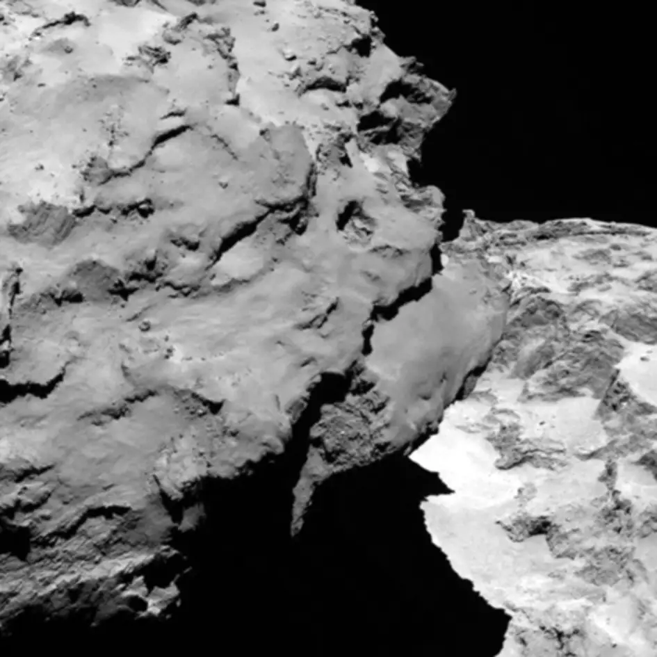 comet close up image
