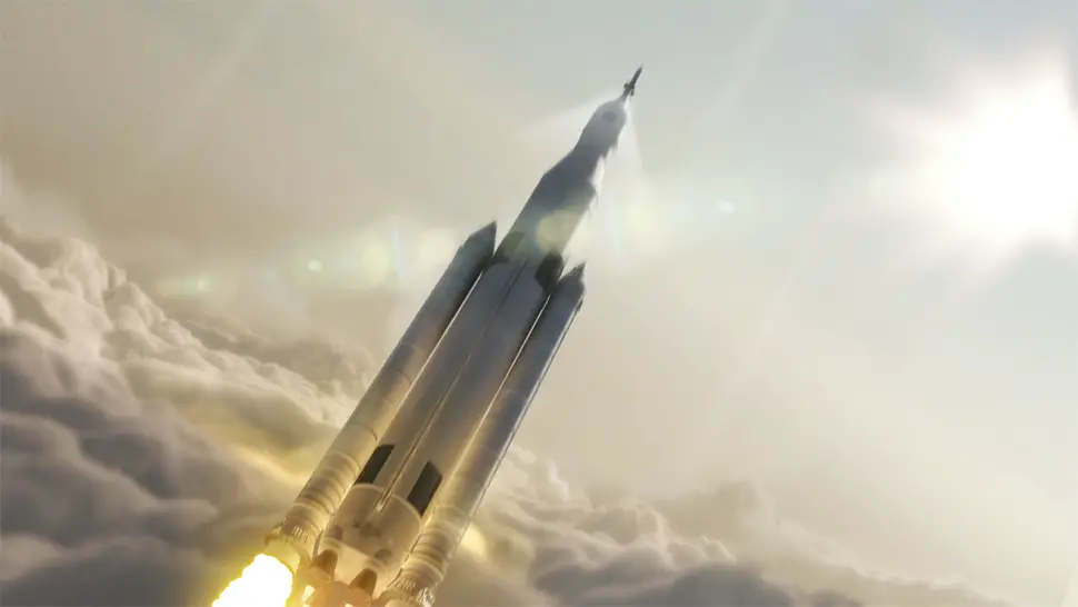 space launch system rocket