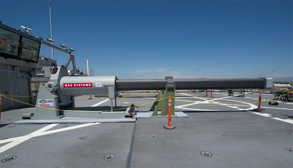 us navy electromagnetic railgun technology 2015