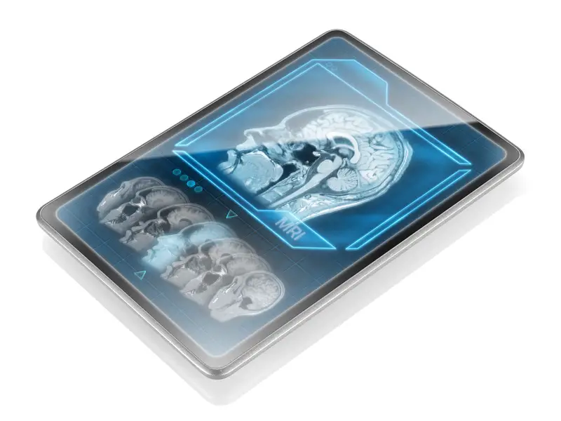human brain mri tablet scan device technology future 2050