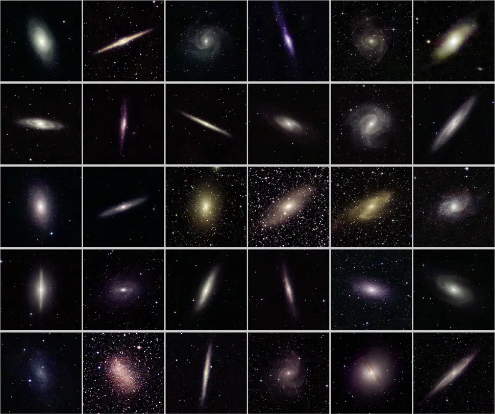 100000 galaxies