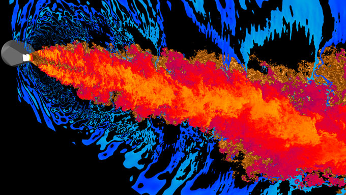 fluid dynamics supercomputer calculation