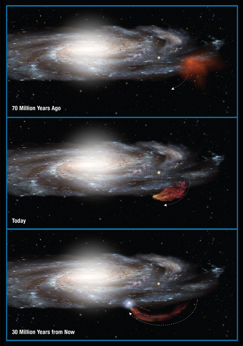 smiths cloud 30 million ad milky way galaxy future timeline