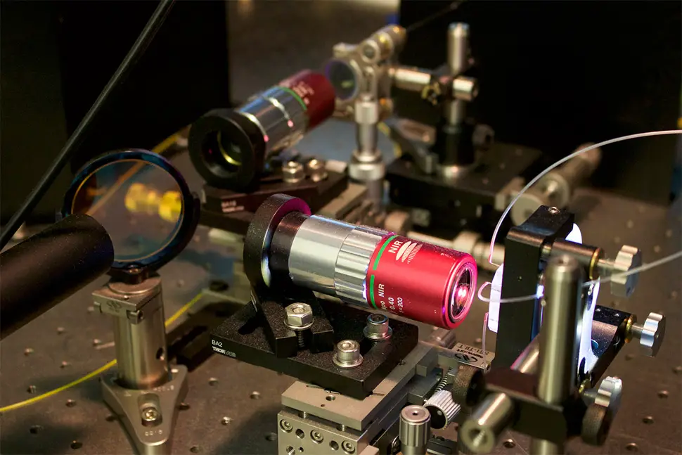 nanosecond ai laser microscope