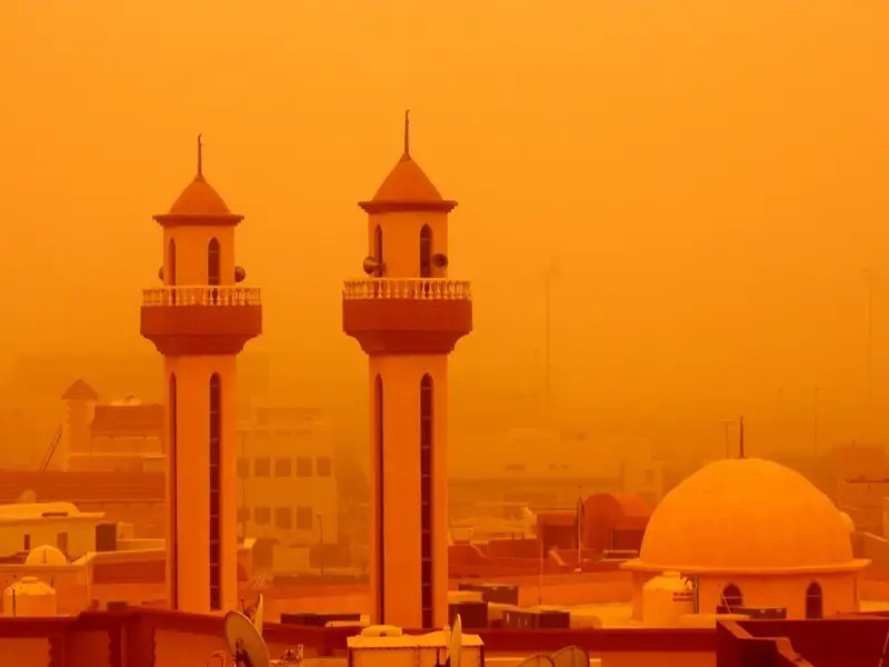 kuwait dust storm climate change