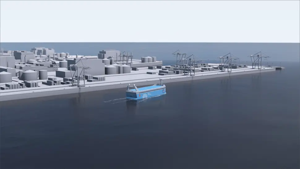 autonomous electric container ship future technology