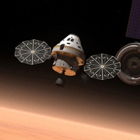 manned mission to mars 2033