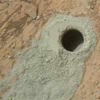 mars drilling hole