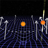 neutron star space time warp