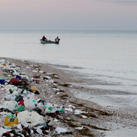 plastic waste entering oceans