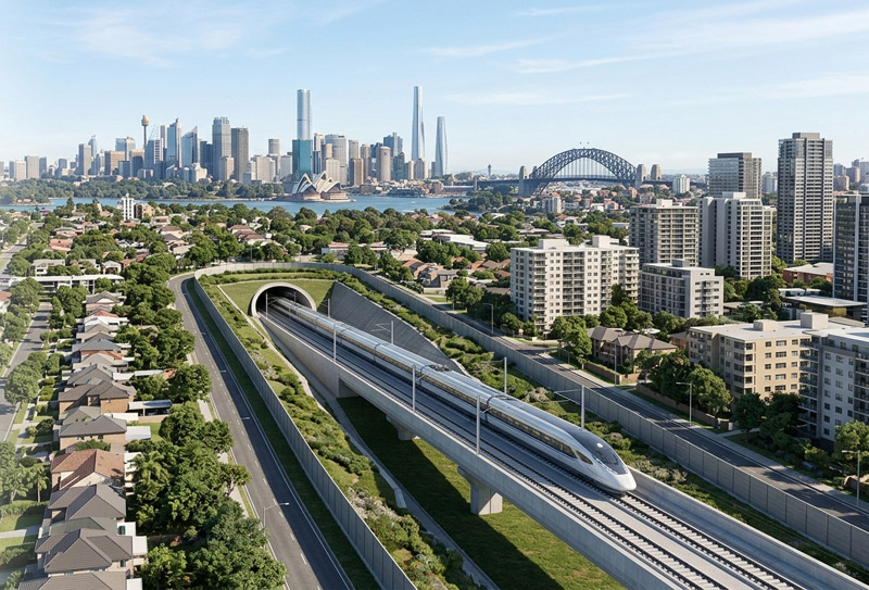 sydney hsr future skyline 2060