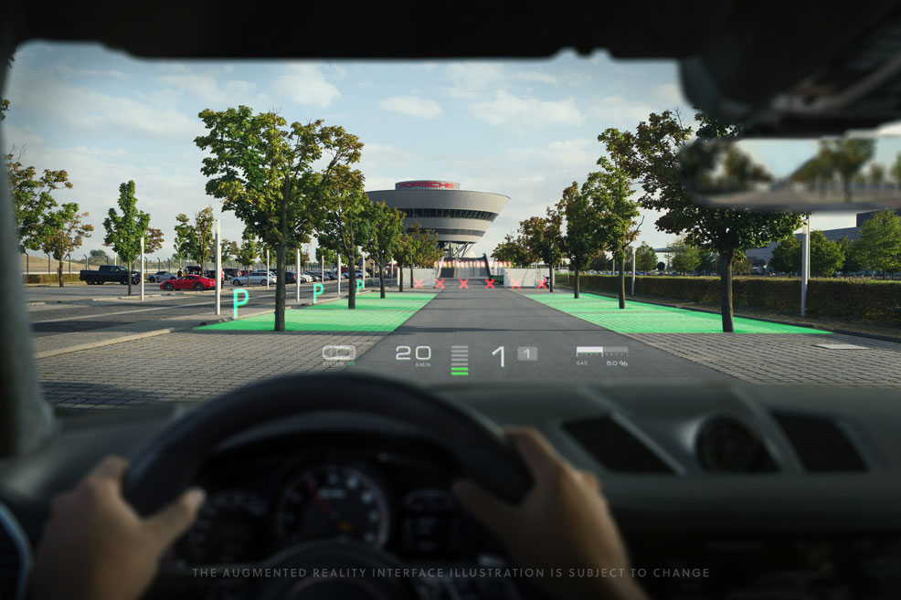 holographic ar car display future technology