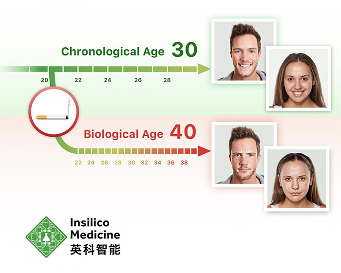 smoking accelerates aging