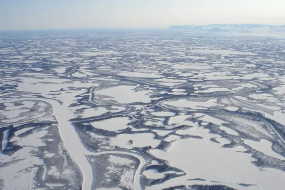 arctic frozen tundra permafrost