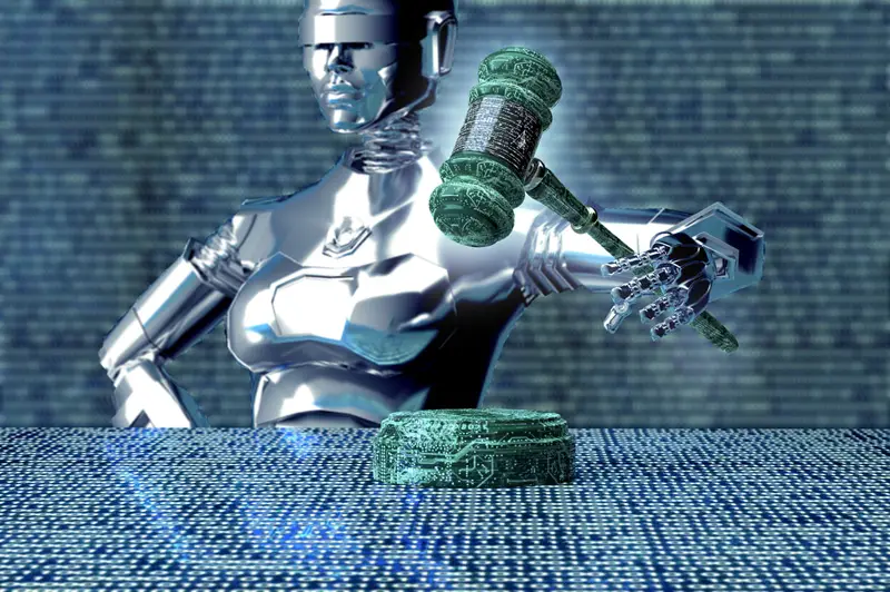 AI robot judge