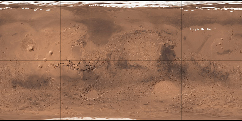 mars map