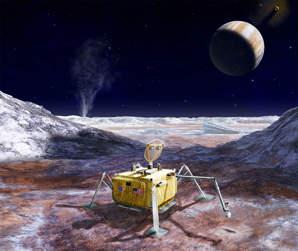 nasa europa surface lander mission 2031