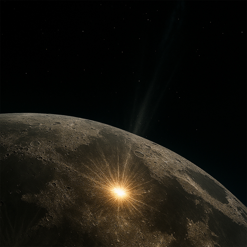 asteroid moon impact earth satellites 2032