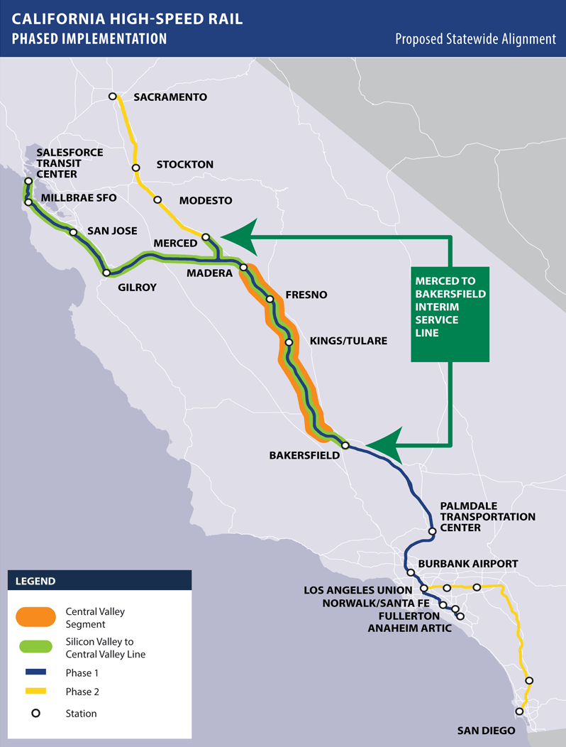 california high speed rail future timeline