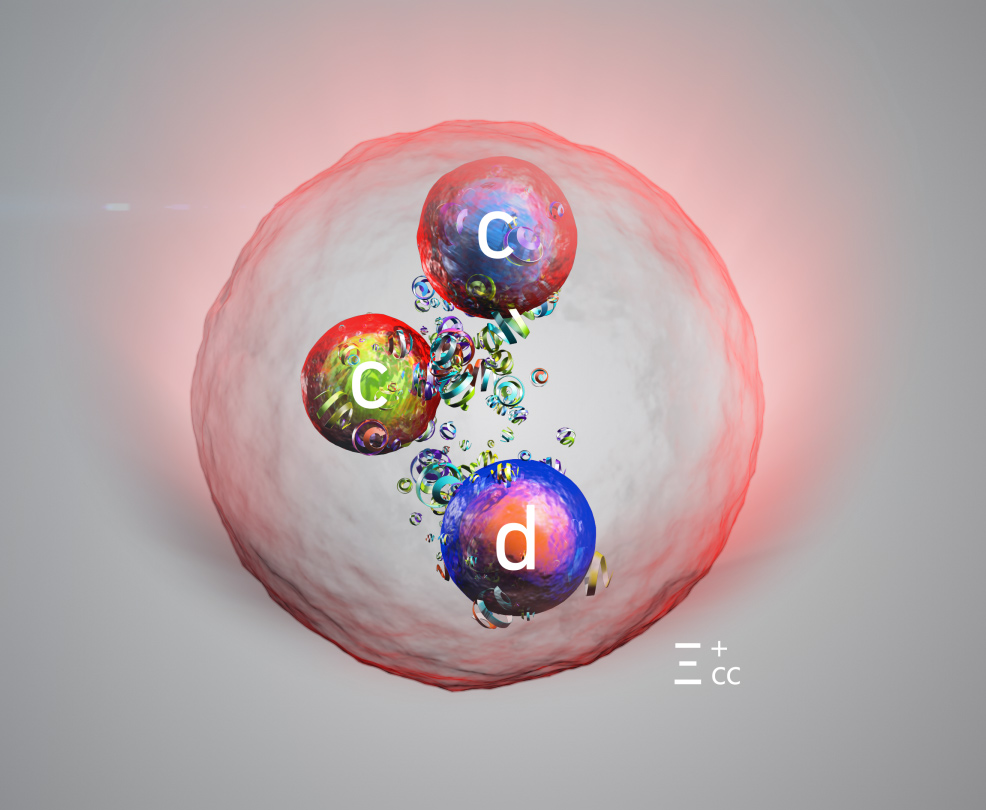 cern lhc new particle xi cc plus quark