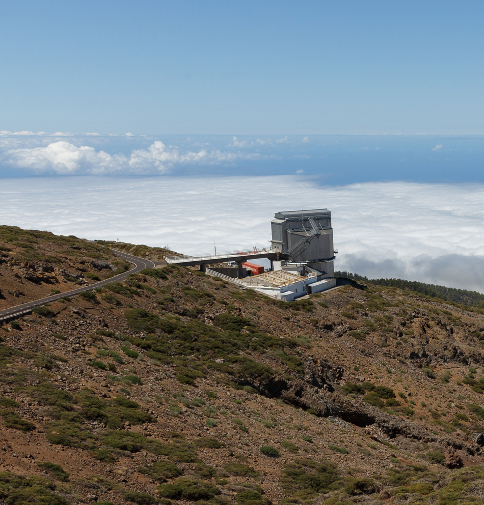 Galileo National Telescope on the island of La Palma Spain