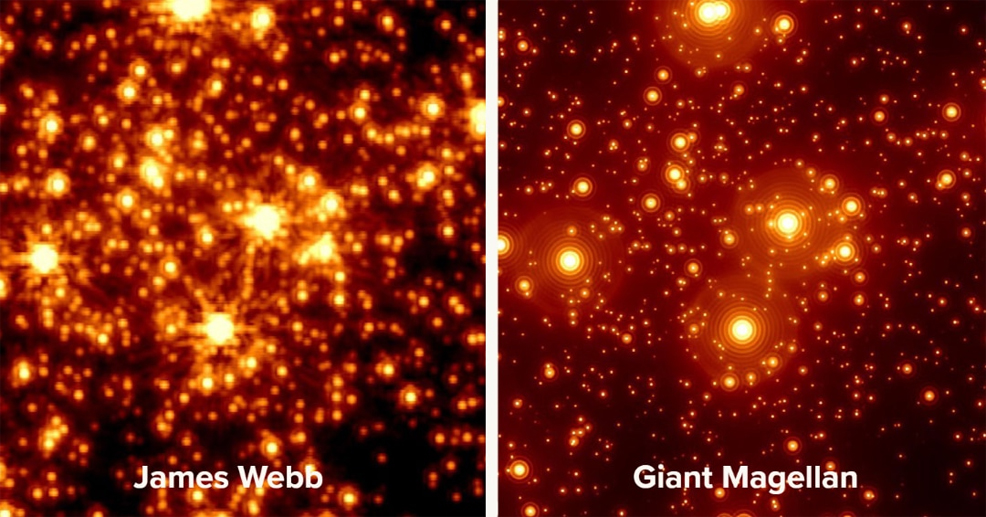 giant magellan telescope jwst comparison