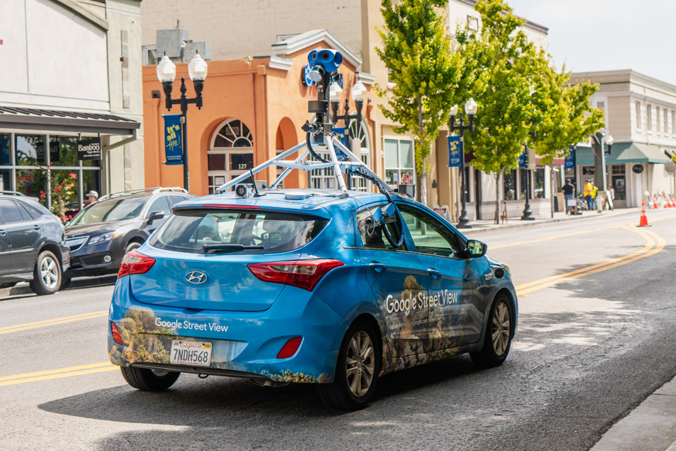 google street view car