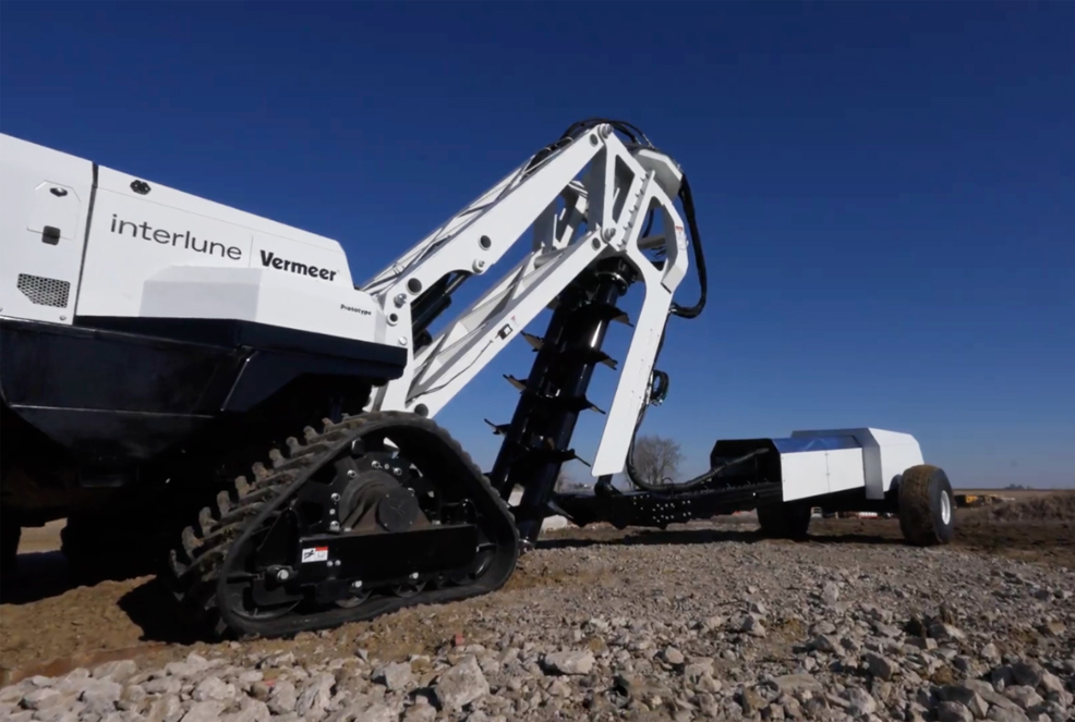 interlune excavator full scale prototype