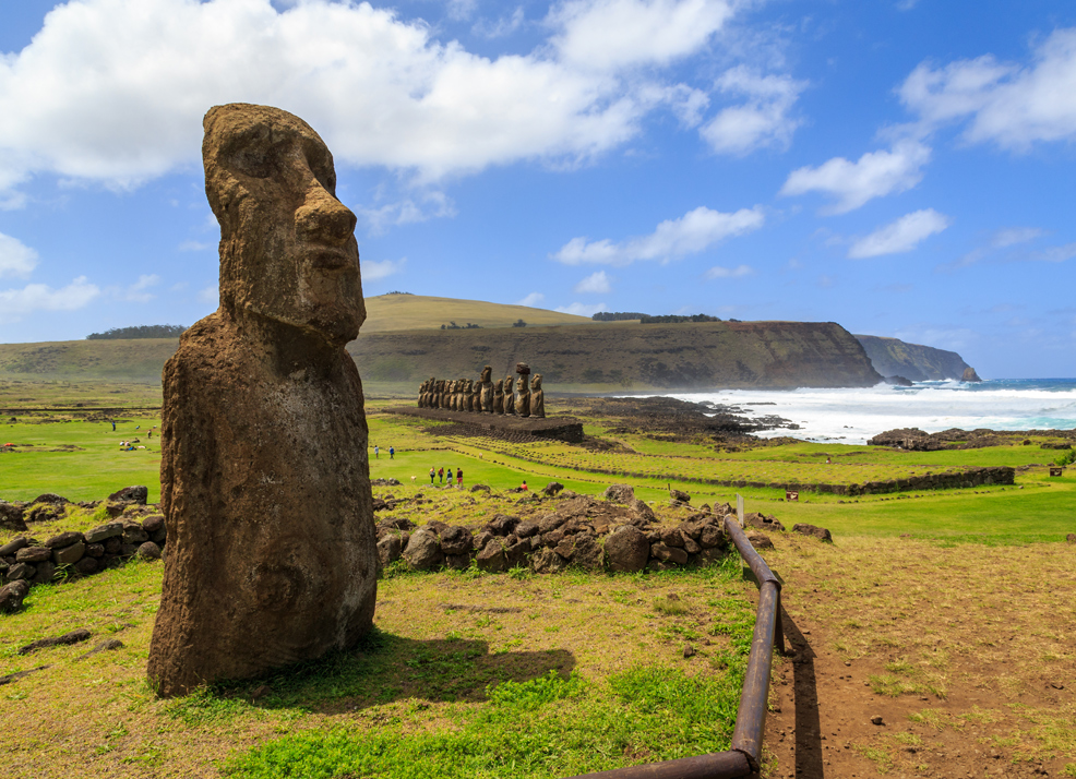 moai statues sea levels 2025