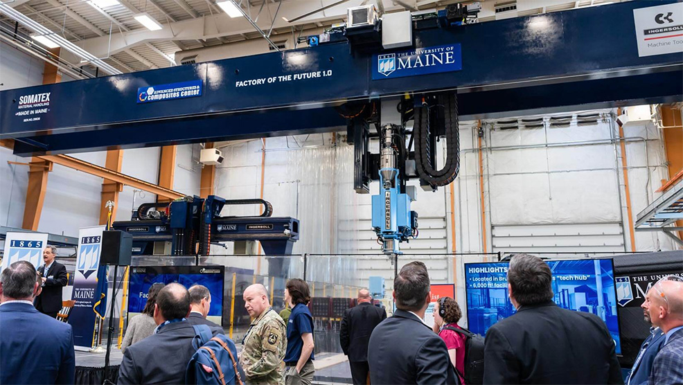 World's largest 3D printer Factory of the Future Maine