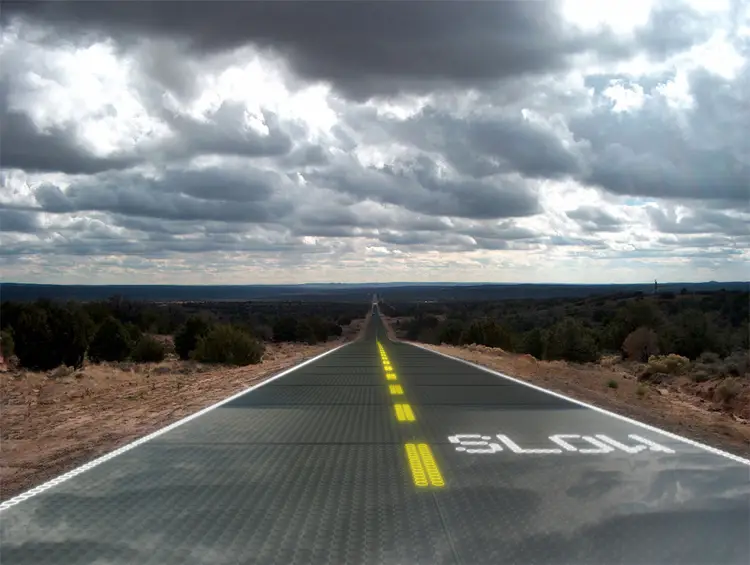 solar roadways prototype 2010 future transport infrastructure